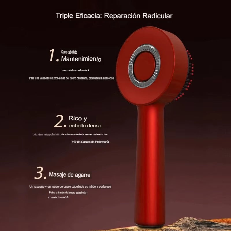 HairPulse – Cepillo Masajeador Capilar 3 en 1